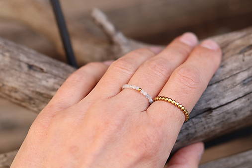 DUO sada prsteňov - akvamarín