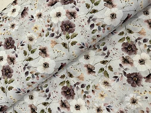 100% BAVLNA / POPELIN / KVETINY