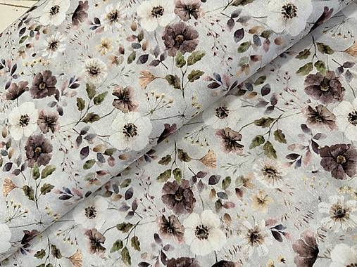 100% BAVLNA / POPELIN / KVETINY