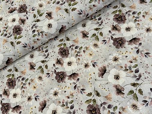 100% BAVLNA / POPELIN / KVETINY