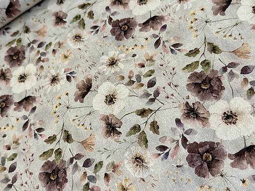 100% BAVLNA / POPELIN / KVETINY