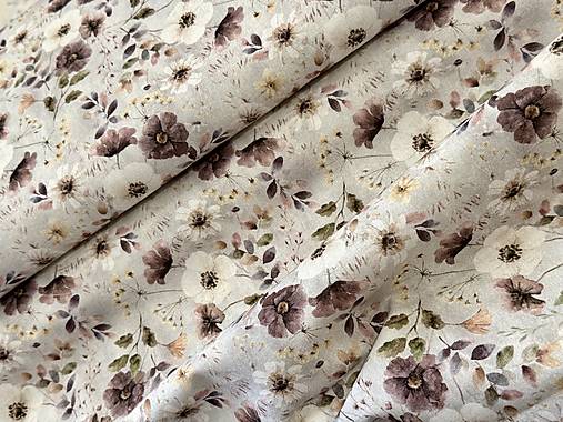 100% BAVLNA / POPELIN / KVETINY