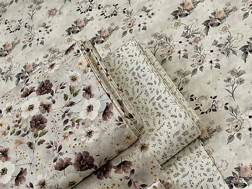 100% BAVLNA / POPELIN / KVETINY