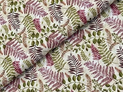 100% BAVLNA / BOTANIKA /STARÝ VYŠUCHANY PODKLAD