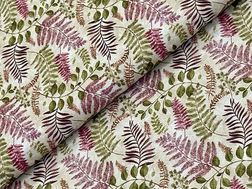 100% BAVLNA / BOTANIKA /STARÝ VYŠUCHANY PODKLAD