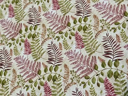 100% BAVLNA / BOTANIKA /STARÝ VYŠUCHANY PODKLAD