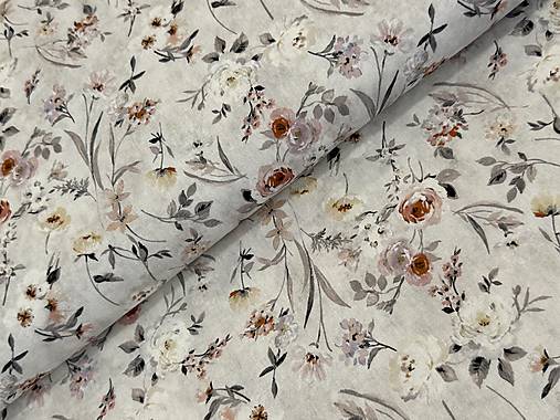 100% BAVLNA / POPELIN / KVETINKY