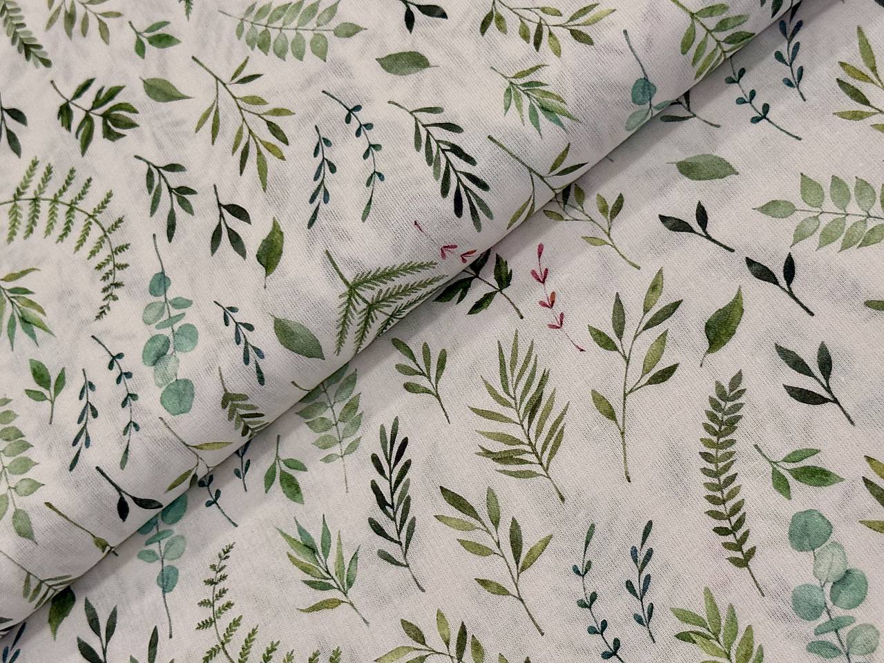 100% BAVLNA / ZELENÉ PAPRADE