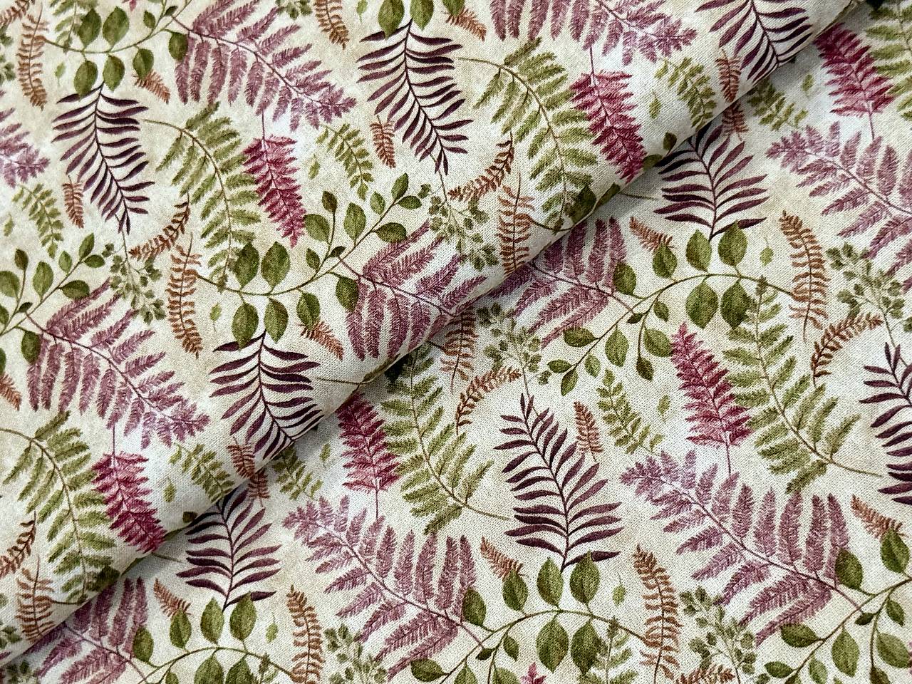 100% BAVLNA / BOTANIKA /STARÝ VYŠUCHANY PODKLAD