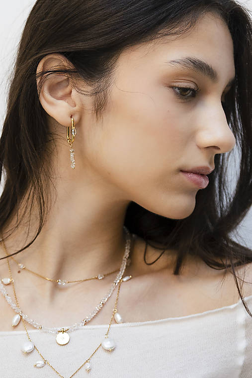 Náušnice s kryštálovým odleskom – Crystale Soul kolekcia