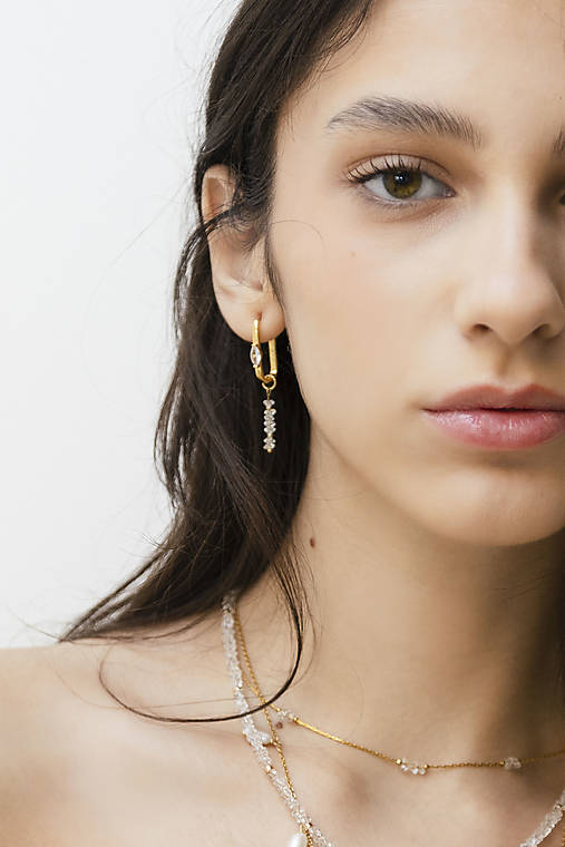 Náušnice s kryštálovým odleskom – Crystale Soul kolekcia