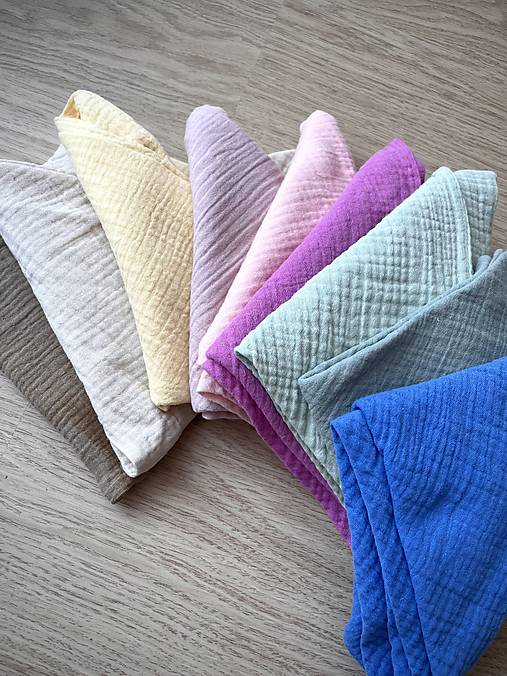 Detský textil - Mušelínová šatka MIDI - 18245087_