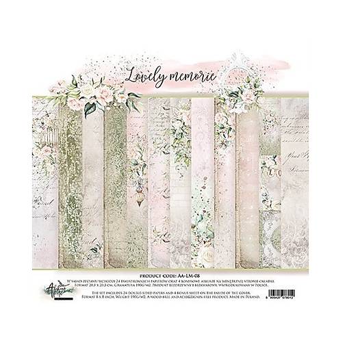 Papier - Scrapbook papier 8x8 Lovely Memories - 18248871_