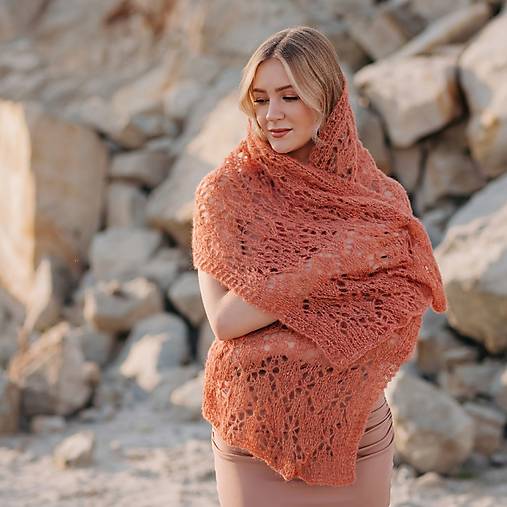 Šatky - Šatka alpaca silk | Moja slnko jesenné - 18248365_