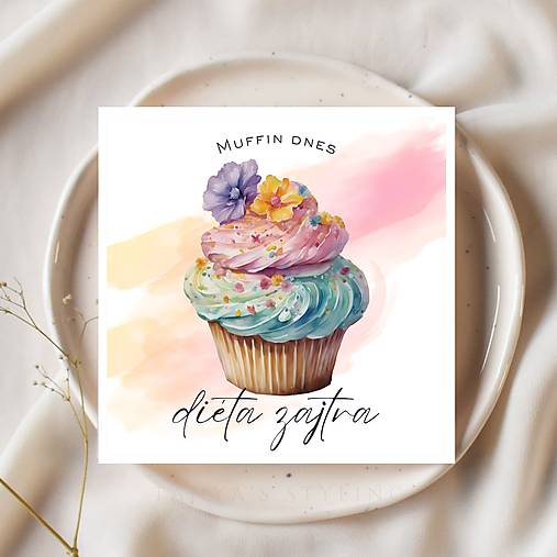Pohľadnica pre cukrárku - Muffin