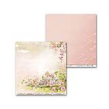 Papier - Margaret Baby Girl scrapbook papier 12x12 - 18250134_
