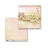 Papier - Margaret Baby Girl scrapbook papier 12x12 - 18250142_