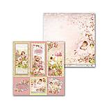 Papier - Margaret Baby Girl scrapbook papier 12x12 - 18250144_