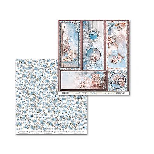 Papier - Margaret scrapbook papier 12x12 kusový 412 - 18250547_