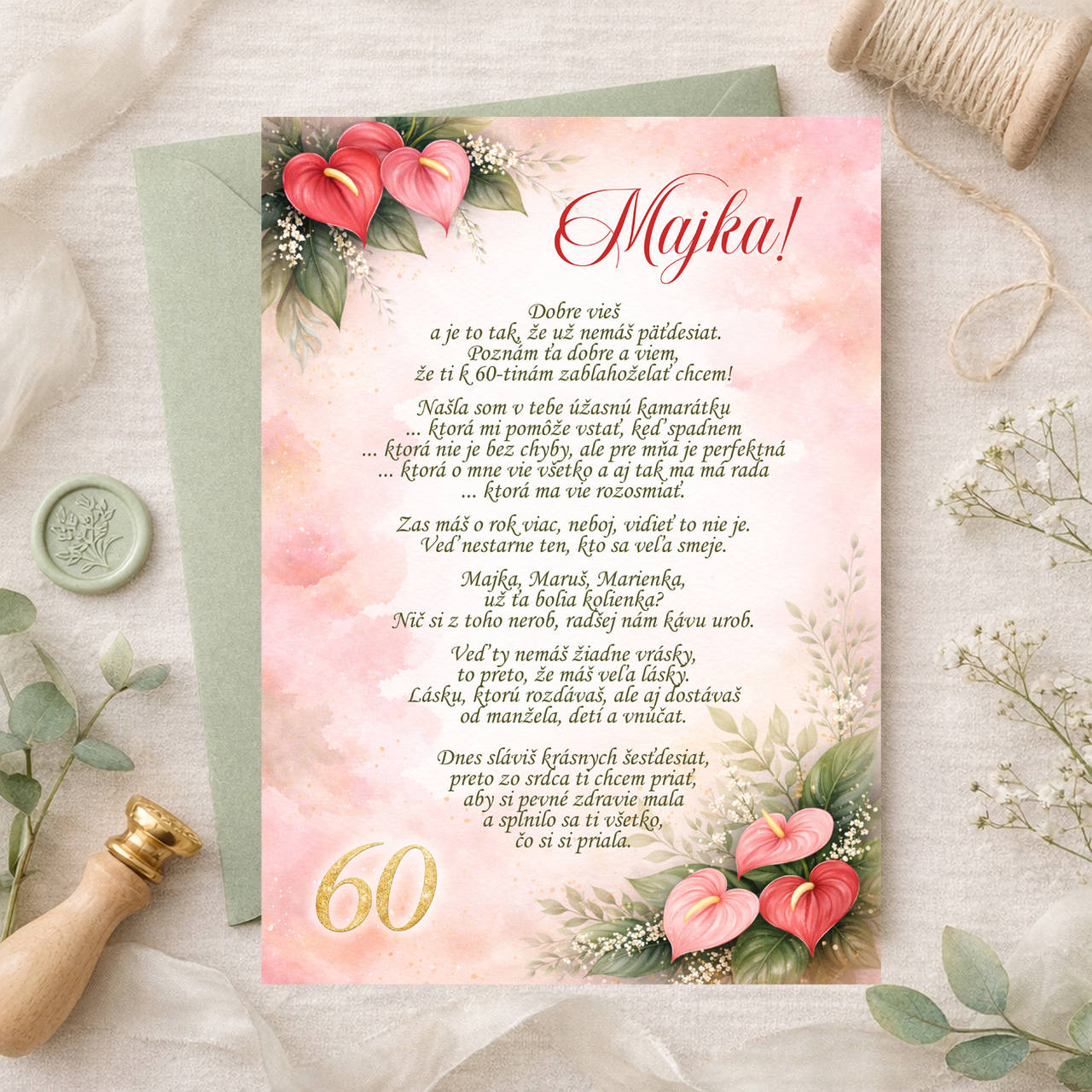 Blahoželanie na 60 antúrie