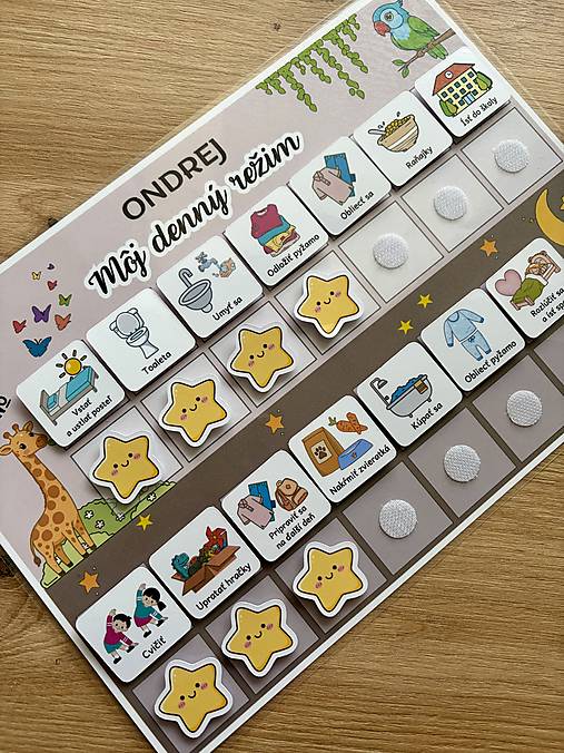 Hračky - Personalizovaný denný režim pre deti - Safari - 18251266_