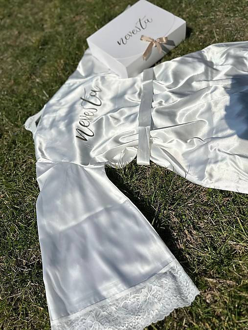 Svadobný župan pre nevestu