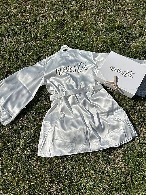 Svadobný župan pre nevestu