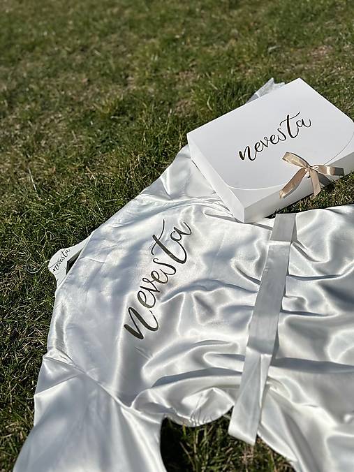 Svadobný župan pre nevestu