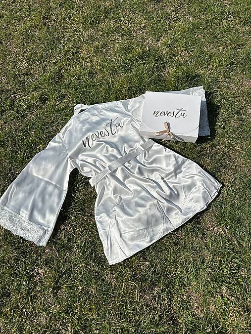 Svadobný župan pre nevestu