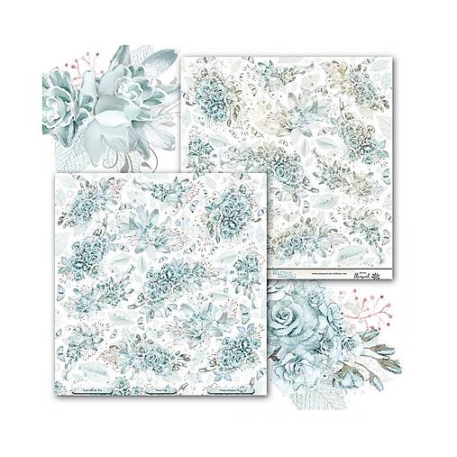 Papier - Margaret scrapbook papier 12x12 kusový 516 - 18251784_