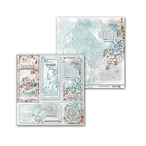 Papier - Margaret scrapbook papier 12x12 kusový 512 - 18251786_
