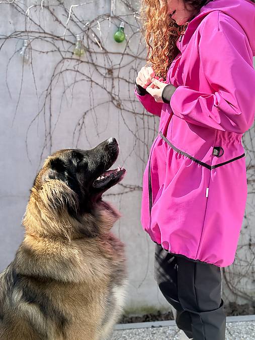 Výcviková bunda cyklamen