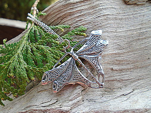 Strieborný prívesok Ag925 Vážka