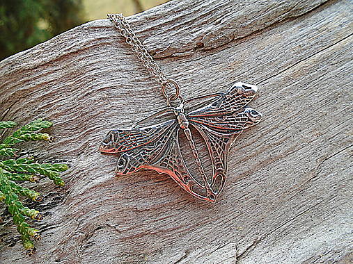 Strieborný prívesok Ag925 Vážka