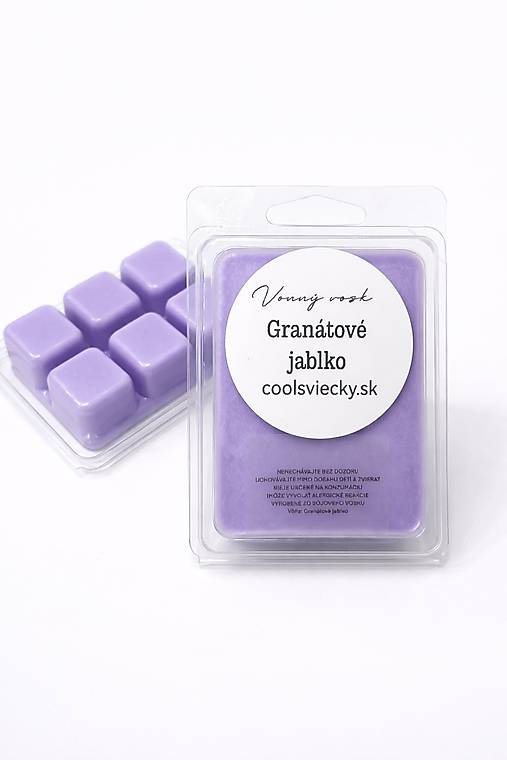 Sójový vonný vosk  (Fialová - granátové jablko)