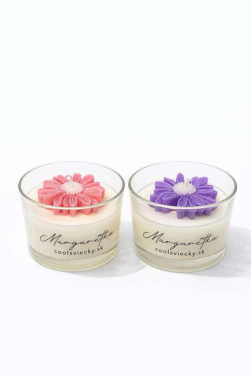 Sójová sviečka - margarétka
