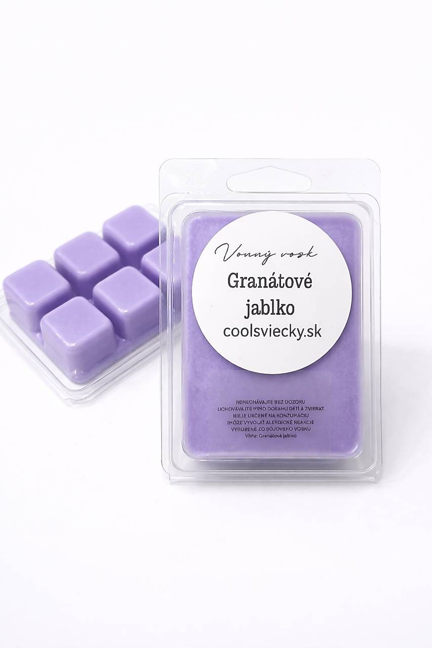 Sójový vonný vosk  (Fialová - granátové jablko)