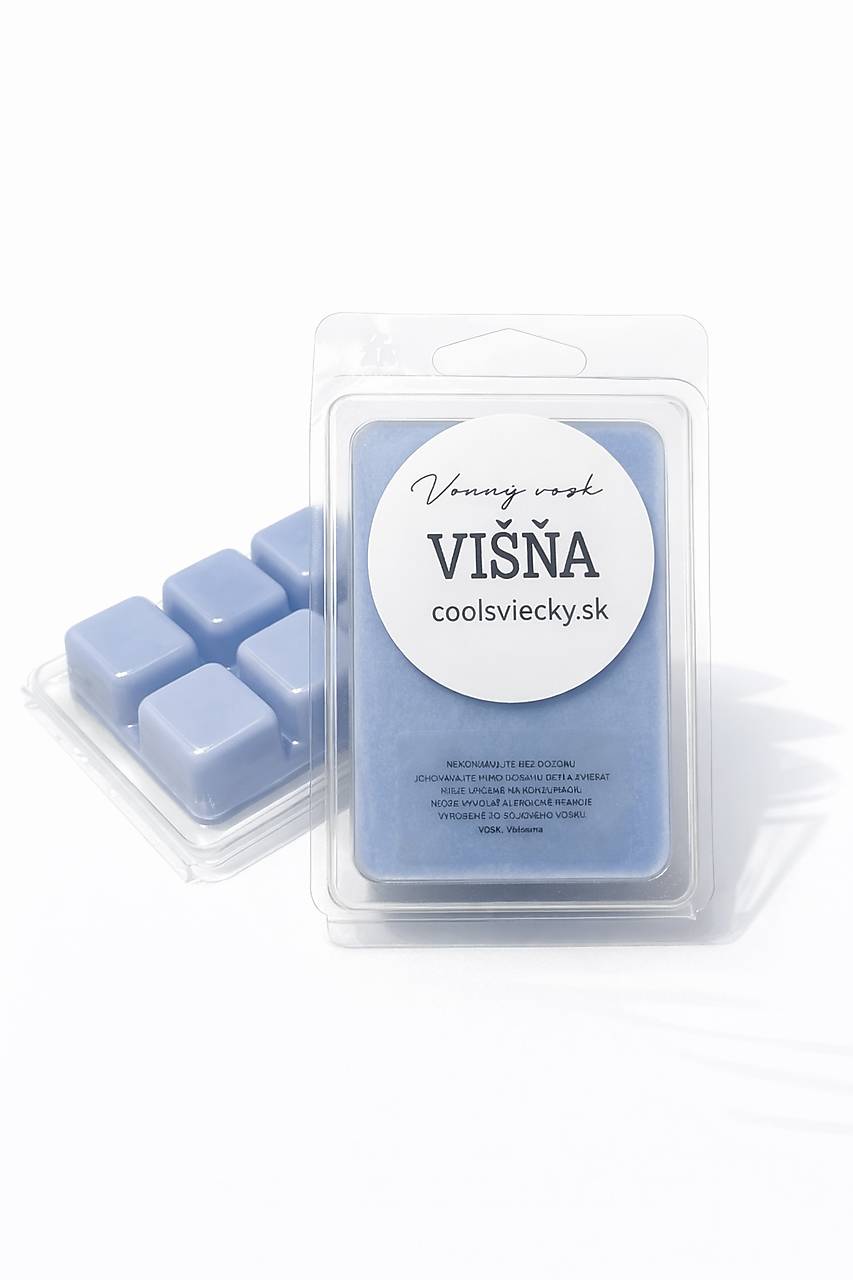 Sójový vonný vosk  (Modrá - višňa)