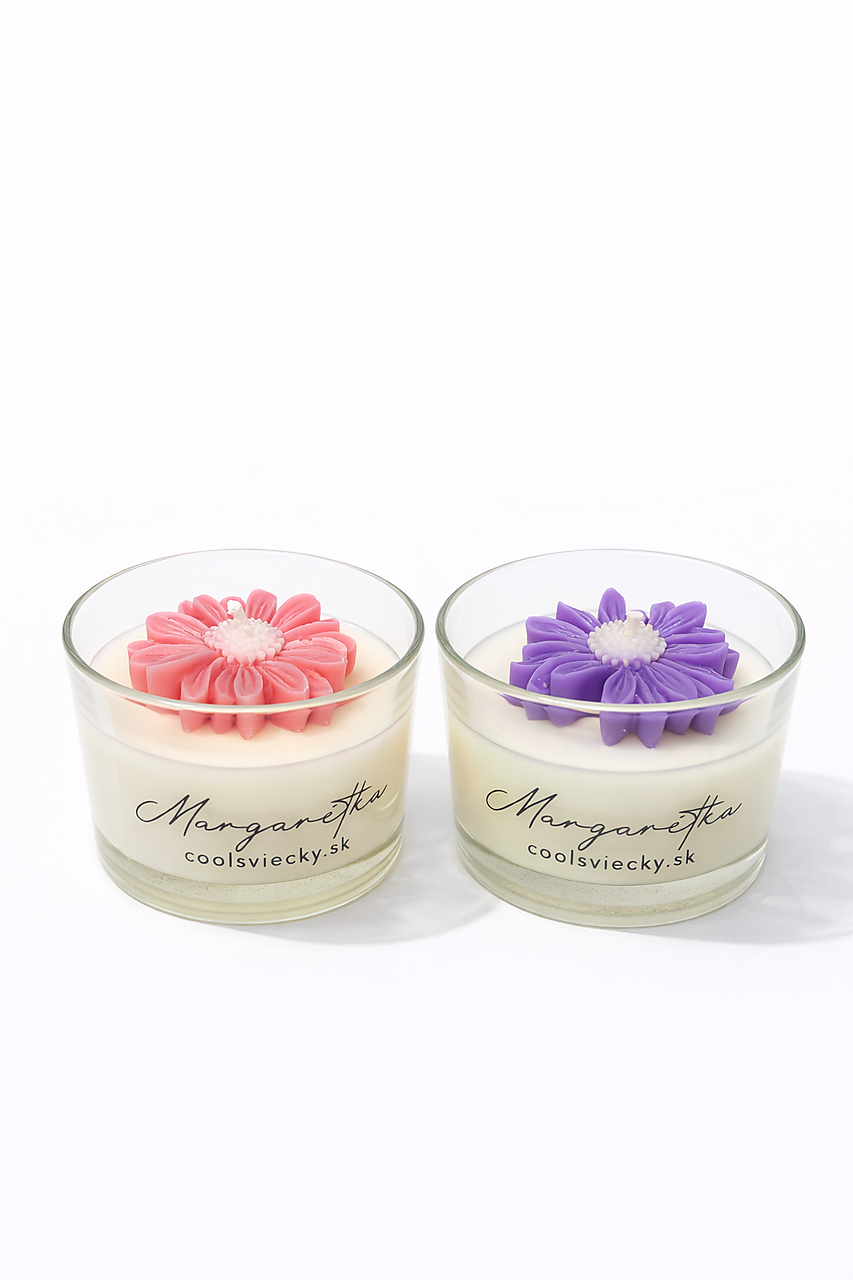 Sójová sviečka - margarétka