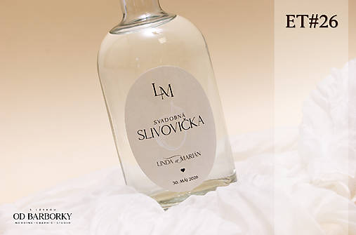 Lepiaca etiketa na alkohol ET#26