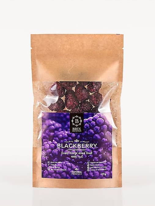 Mrazom sušená černica