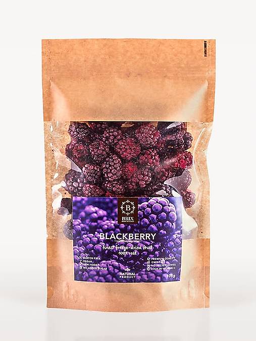 Mrazom sušená černica