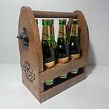 Dekorácie - Drevená prepravka na pivo - 18253429_
