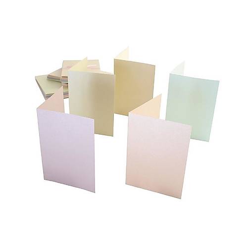 Papier - Základ na pohľadnicu s obálkou pastelovo perleťové A6 - 18254365_