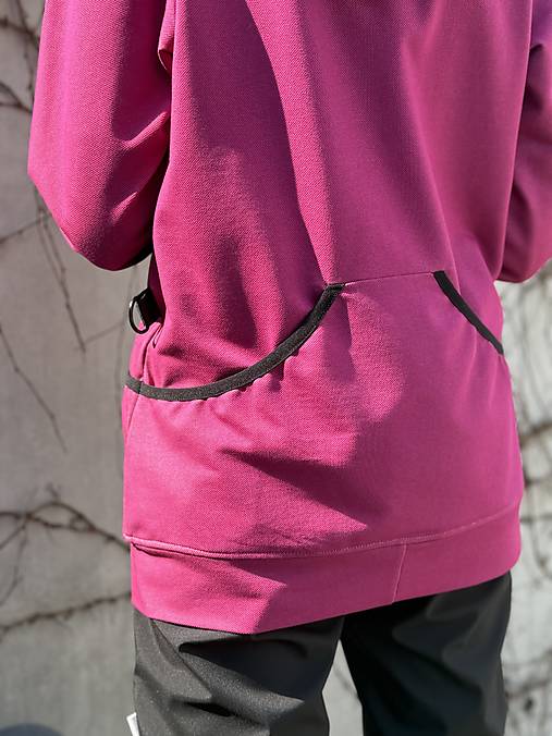 Výcviková mikina fuchsia