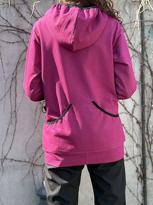 Výcviková mikina fuchsia