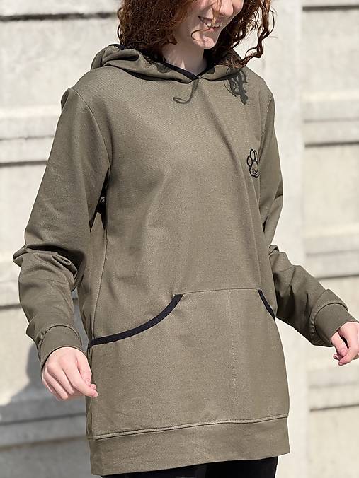 Výcviková mikina oliva