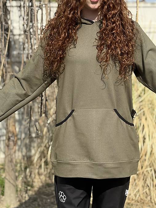 Výcviková mikina oliva