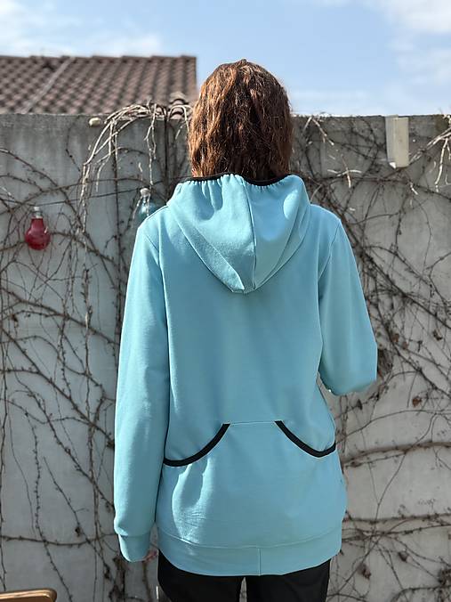 Výcviková mikina aqua