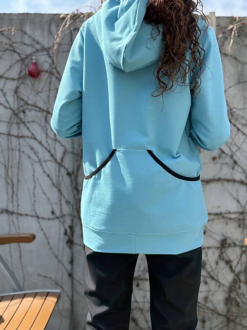 Výcviková mikina aqua